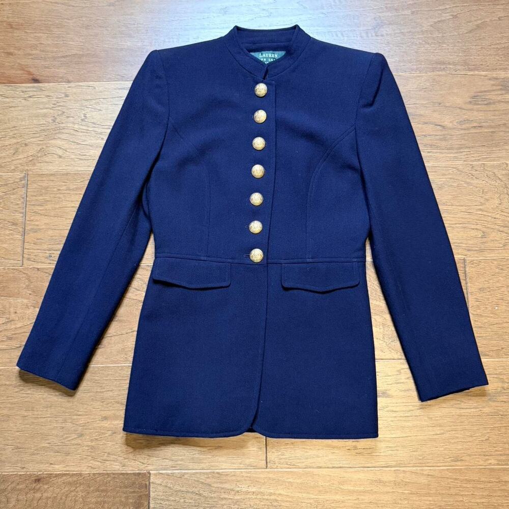 Ralph lauren navy blue blazer